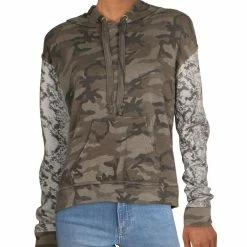 Cheapest 🤩 Vintage Havana 👩 Womens Camo Hoodie Sweatshirt ✨