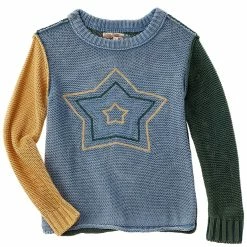 Cheapest ❤️ Vintage Havana Star Stitch Sweater for kids 👏