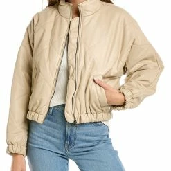 Promo ✨ Vintage Havana Diamond Quilted Jacket for 👩 women 🛒