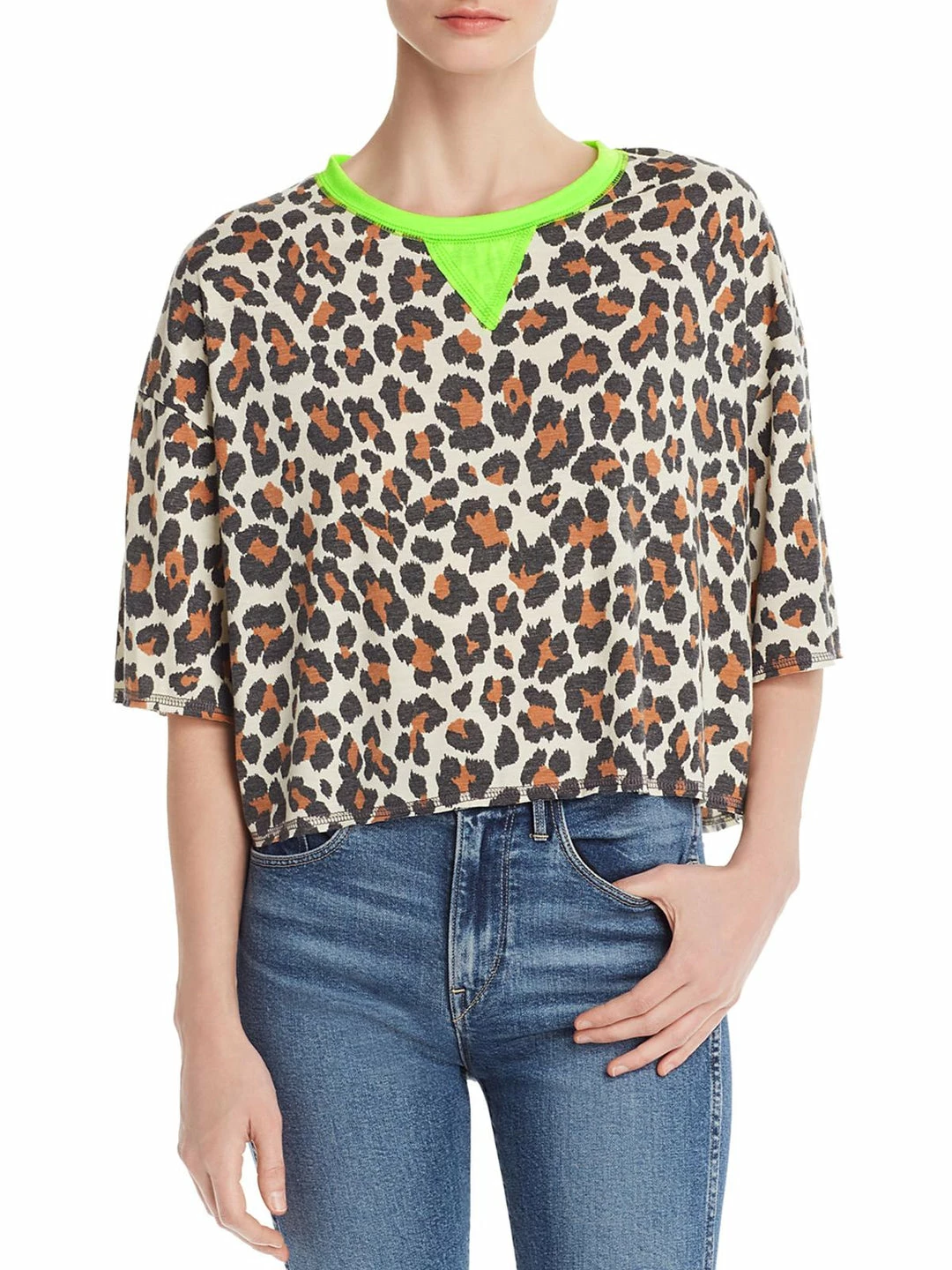 Flash Sale π Vintage Havana π© Womens Ringer Boxy Crop Top π€© 3 Flash Sale π Vintage Havana π© Womens Ringer Boxy Crop Top π€©