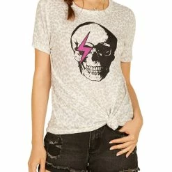 Flash Sale 😉 Vintage Havana Juniors 👩 Womens Printed Knit T-Shirt 🌟