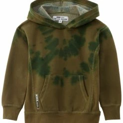 Buy 👍 Vintage Havana Proweve Fleece Placement Tie-Dye Hoodie for kids 😉