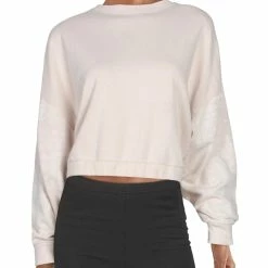 Cheapest 🌟 Vintage Havana 👩 Womens Crew Neck Cropped Sweatshirt ✨