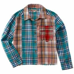 Outlet 😍 Vintage Havana Plaid 👕 Shirt for kids ❤️
