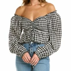 New 🧨 Vintage Havana Smocked Crop Top for 👩 women 🧨