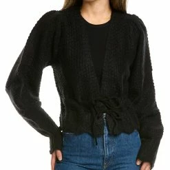 Hot Sale 🎉 Vintage Havana Wool-Blend Balloon Sweater for 👩 women 😍