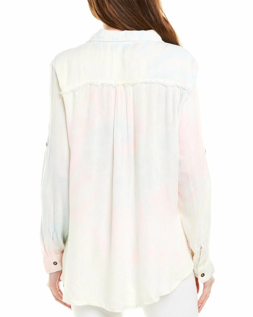 Outlet π Vintage Havana Tie-Front Top for π© women π 4 Outlet π Vintage Havana Tie-Front Top for π© women π - Image 2