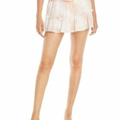 Promo 👏 Vintage Havana 👩 Womens Swiss Dot Ruched Mini 👗 Skirt 😀