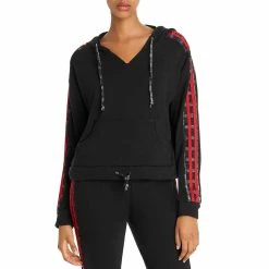 Discount ✔️ Vintage Havana 👩 Womens Glen Plaid Striped Sweatshirt 😍