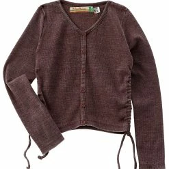 New 👍 Vintage Havana Drawstring Sides Top for kids 🔔