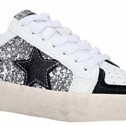 Outlet π Vintage Havana Jazmin Glitter π Sneakers in White/Black/Silver for π© women π€©